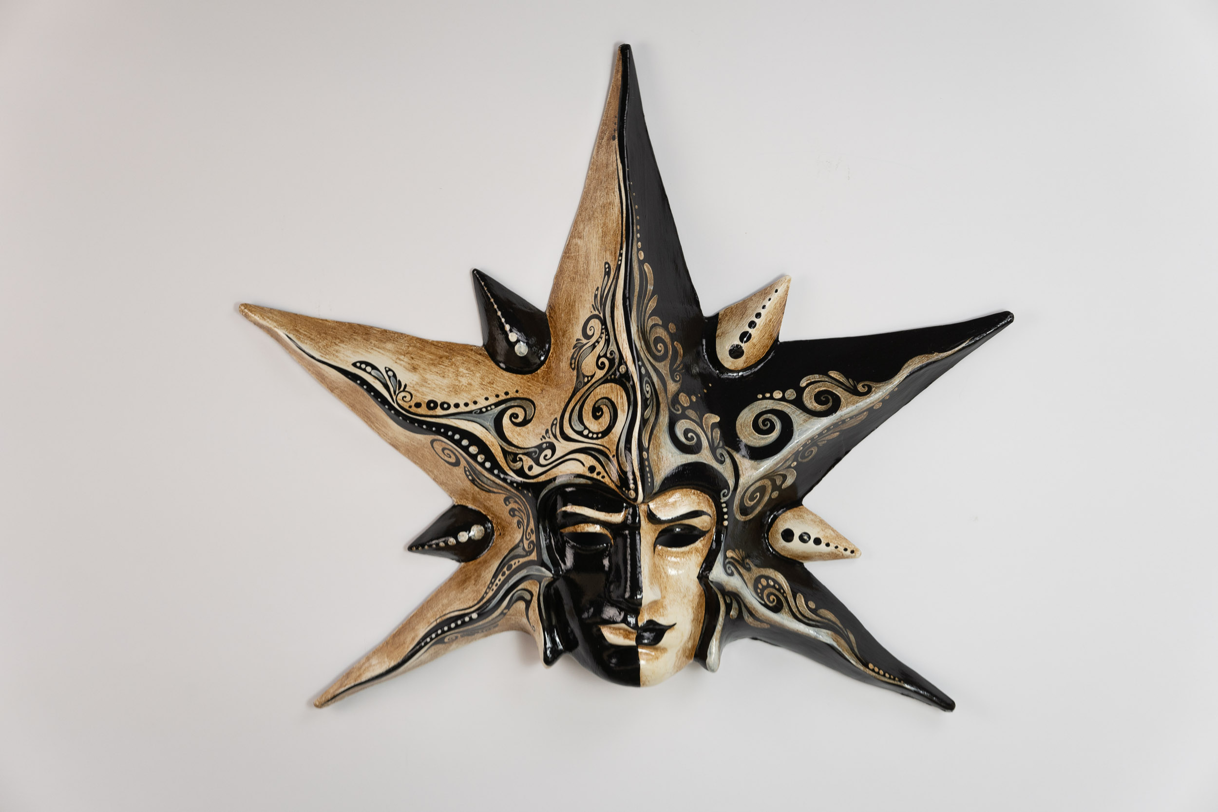 Star Face Mask To Hang Venetian Mask To Hang