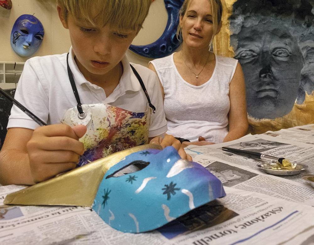 DIY Venice Italy Carnival Mask for Kids 